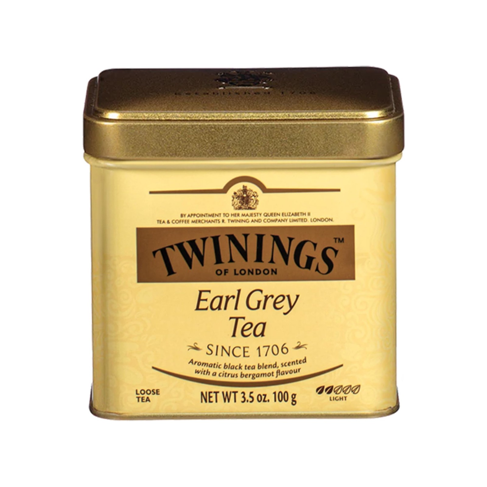 Twinings Earl Grey Loose Black Tea Tins, 3.53 Ounce (Pack of 6)