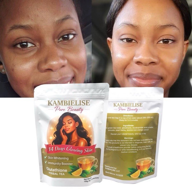 KAMBIELISE Glutathione Herbal Tea – Tea for skin Glow, Immunity & Wellness