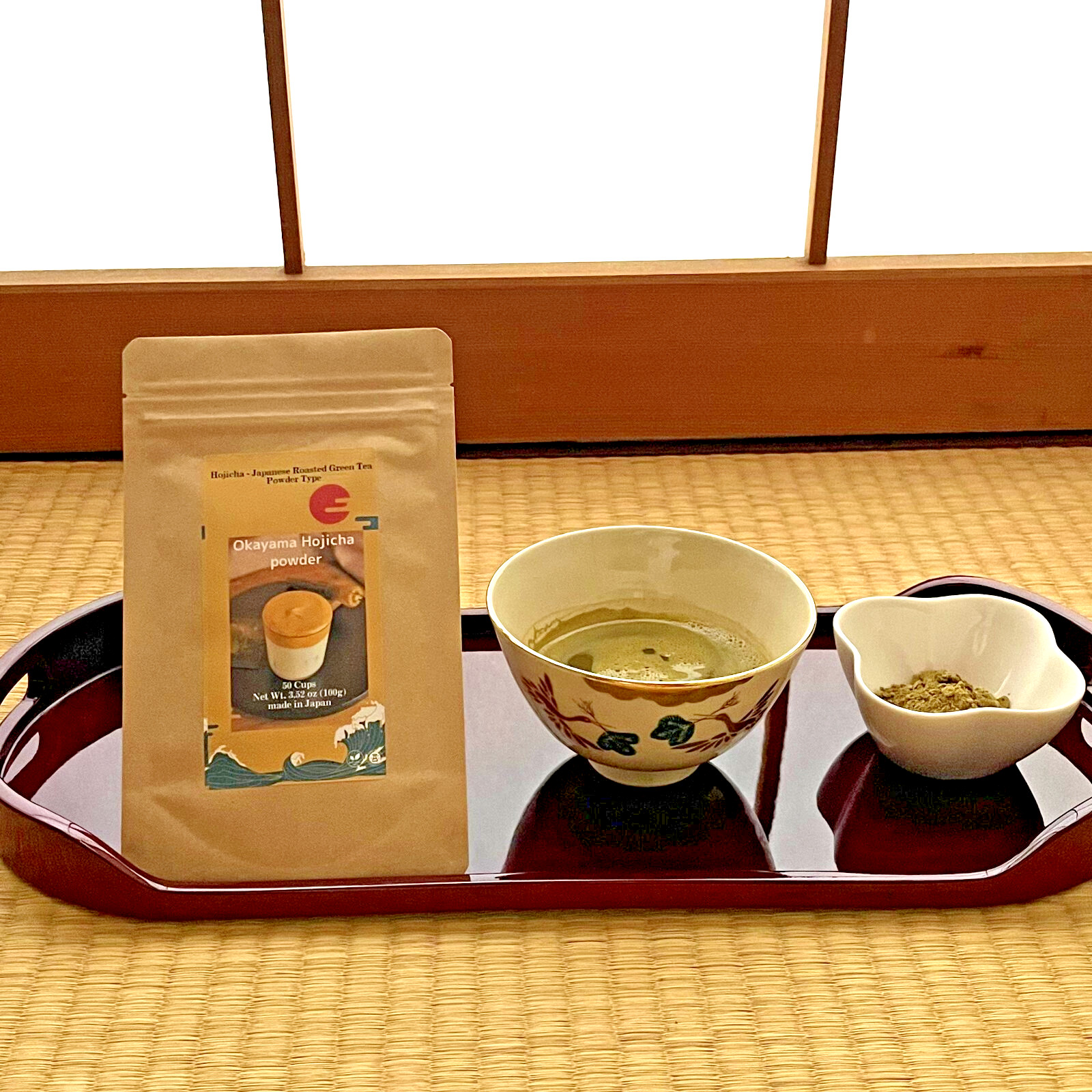 Auction | Spring sale | Pure Japanese Hojicha Powder | 100g |