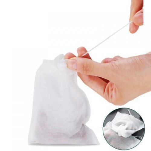 100 Pcs Non-woven Disposable Filter Empty Teabags Herb Loose Tea Bag Multisize