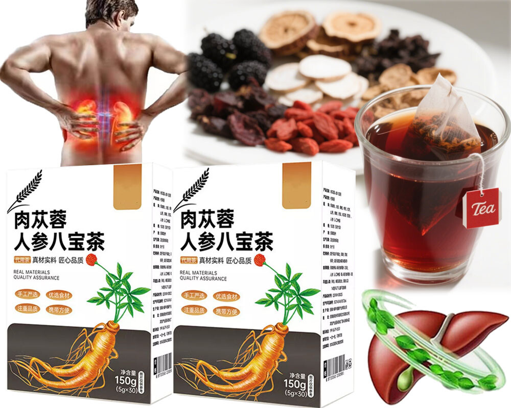 30Bags Liver,Kidney & Pancrea Herbal Compound Detox & Cleanse Herbal Ginseng Tea