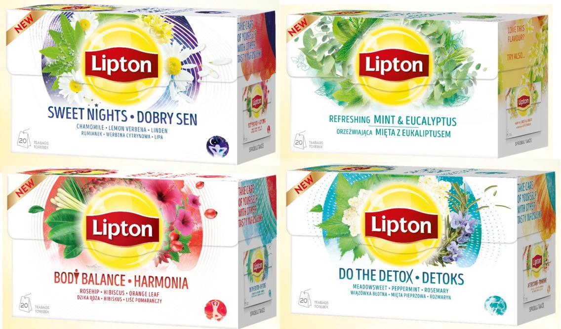 LIPTON HERBAL TEA – BIG CHOICE – HARMONY RELAX GOOD SLEEP HERBS TEA 20 TB POLAND