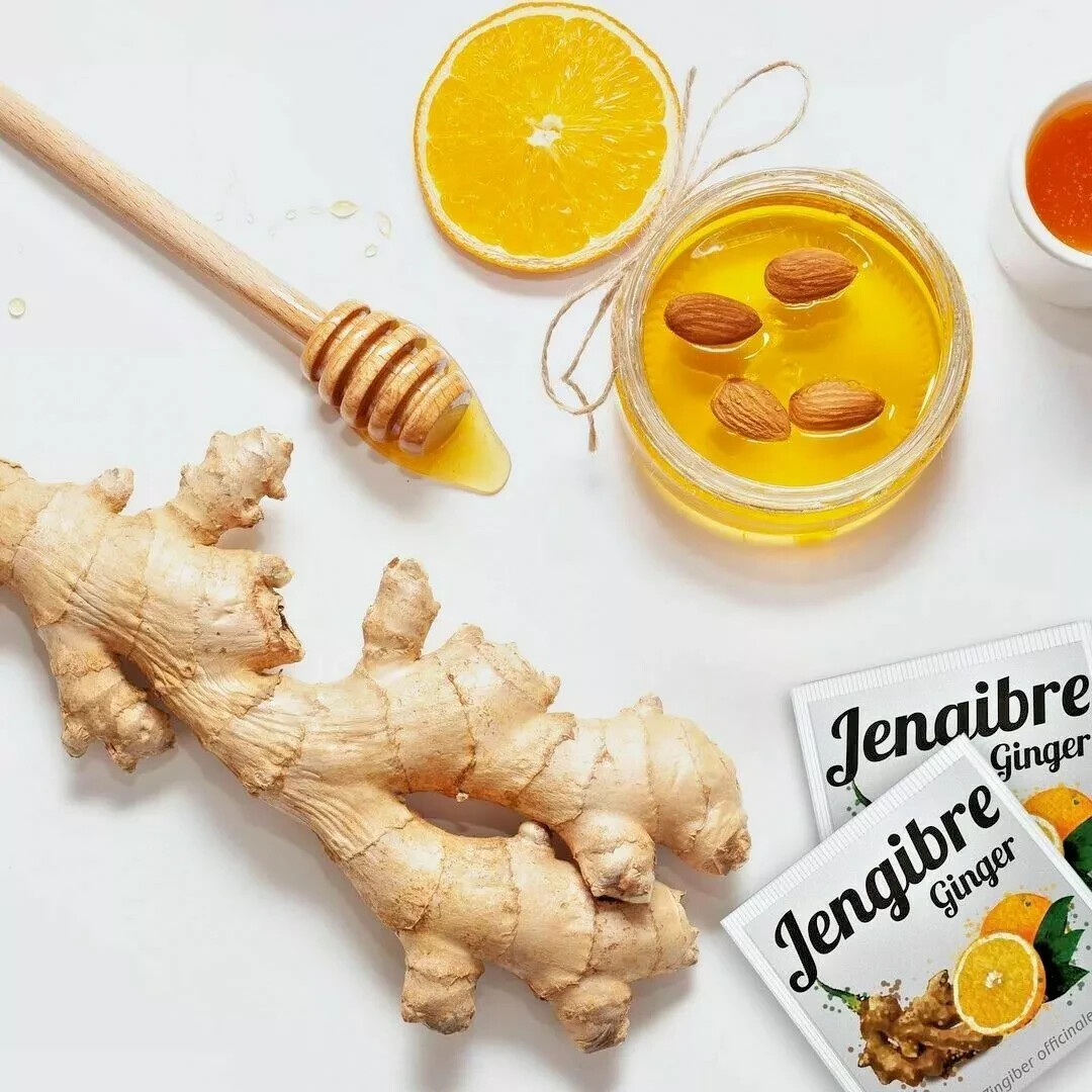 3 Boxes Te de Jengibre Ginger Tea (Zingiber officinale) 75 Bags 0.05oz Black Tea
