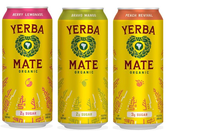 Guayaki Yerba Mate Low Cal – Berry Lemonade,Tropical Uprising, PeachRevival 12pk