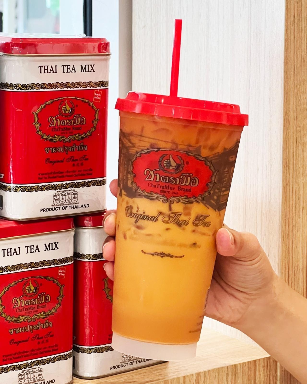 X1 Thai Tea ChaTraMue Number One Brand in Thailand of 400g (14 Oz)