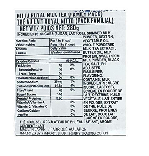 Instant Royal Milk Tea Powder 280g – Creamy, Rich Flavor, Easy to Prepare