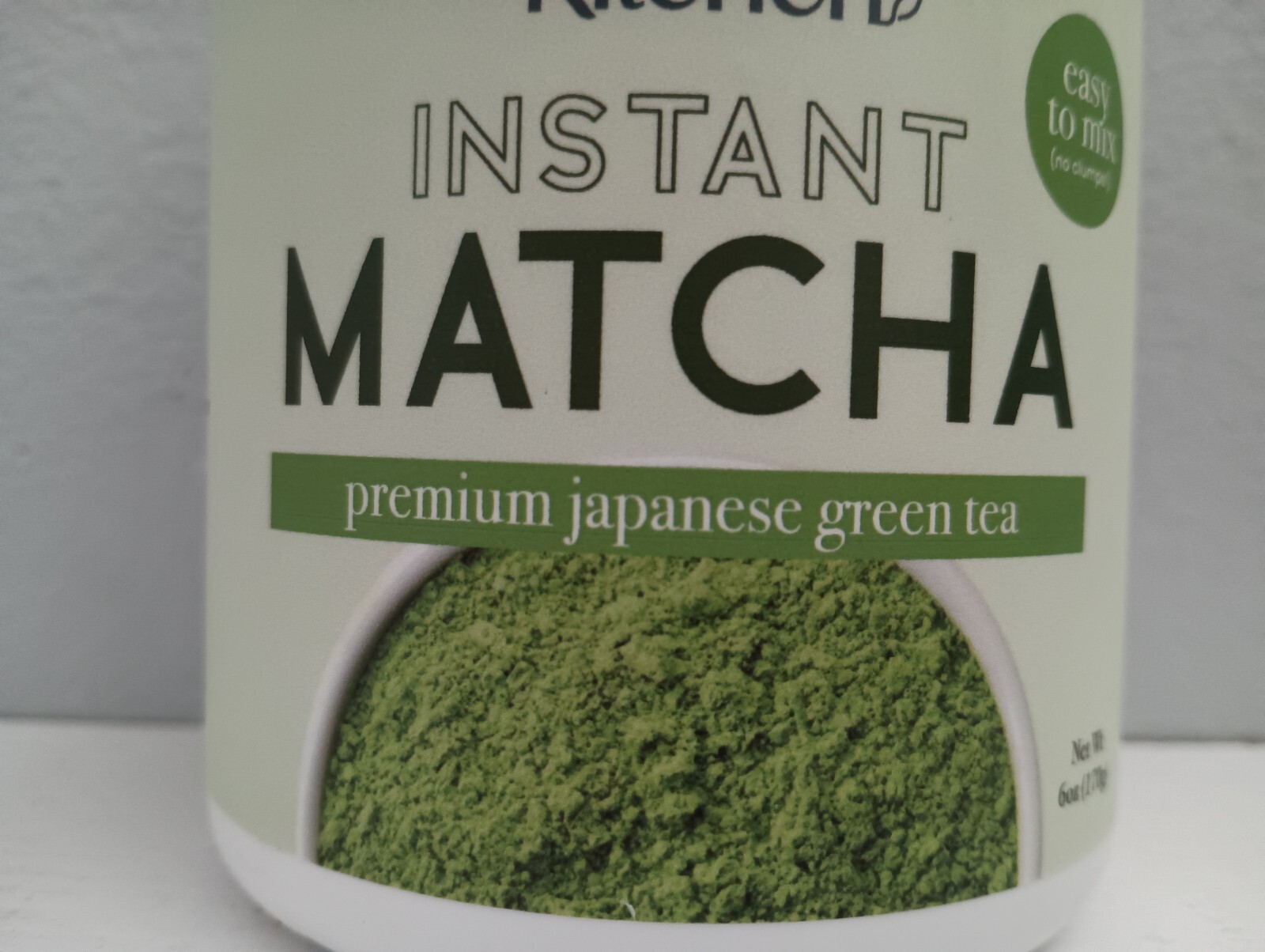 Karma Kitchen Instant Matcha 6 Oz Premium Japanese Green Tea