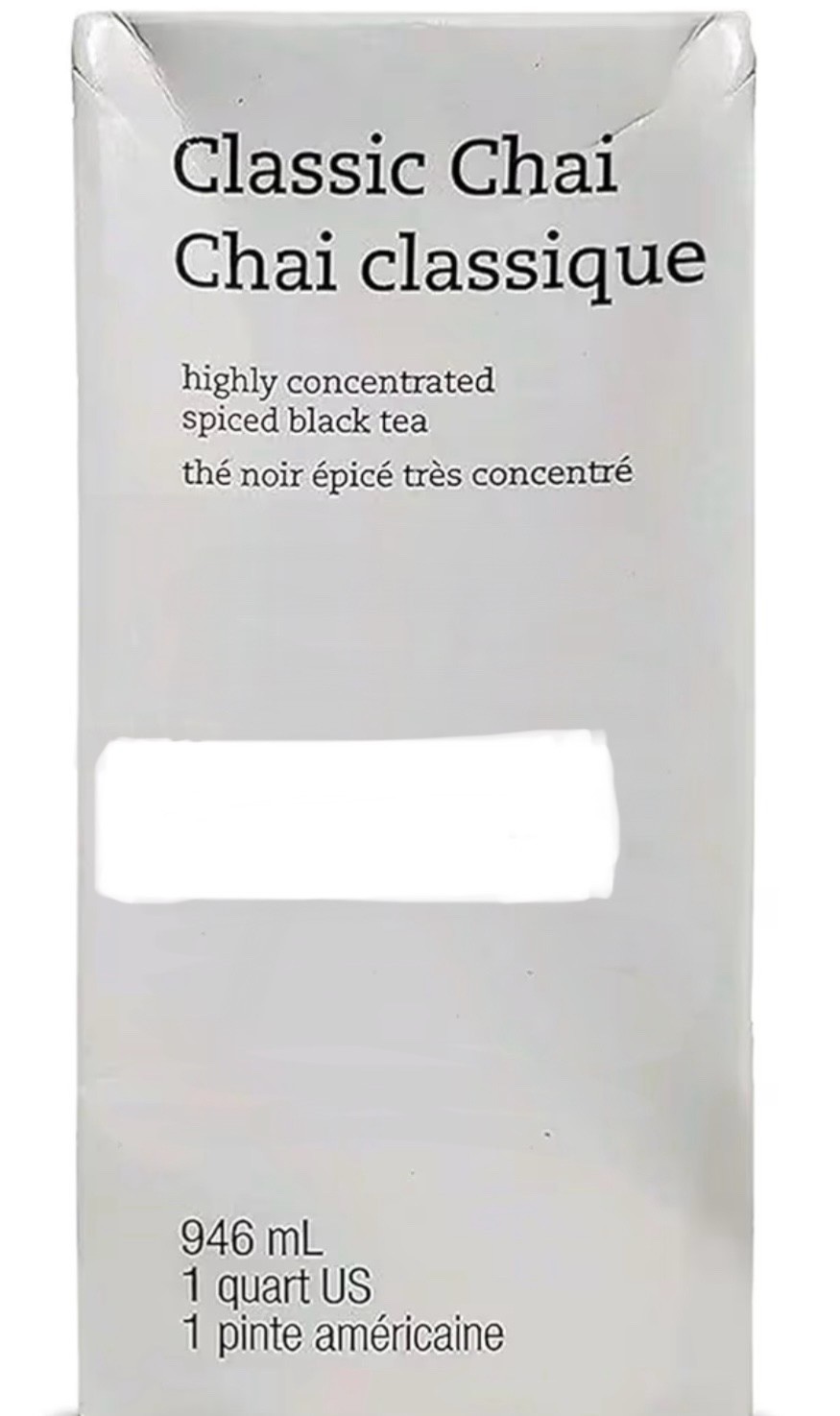 Classic Chai Concentrated Black Tea BB 06/2026