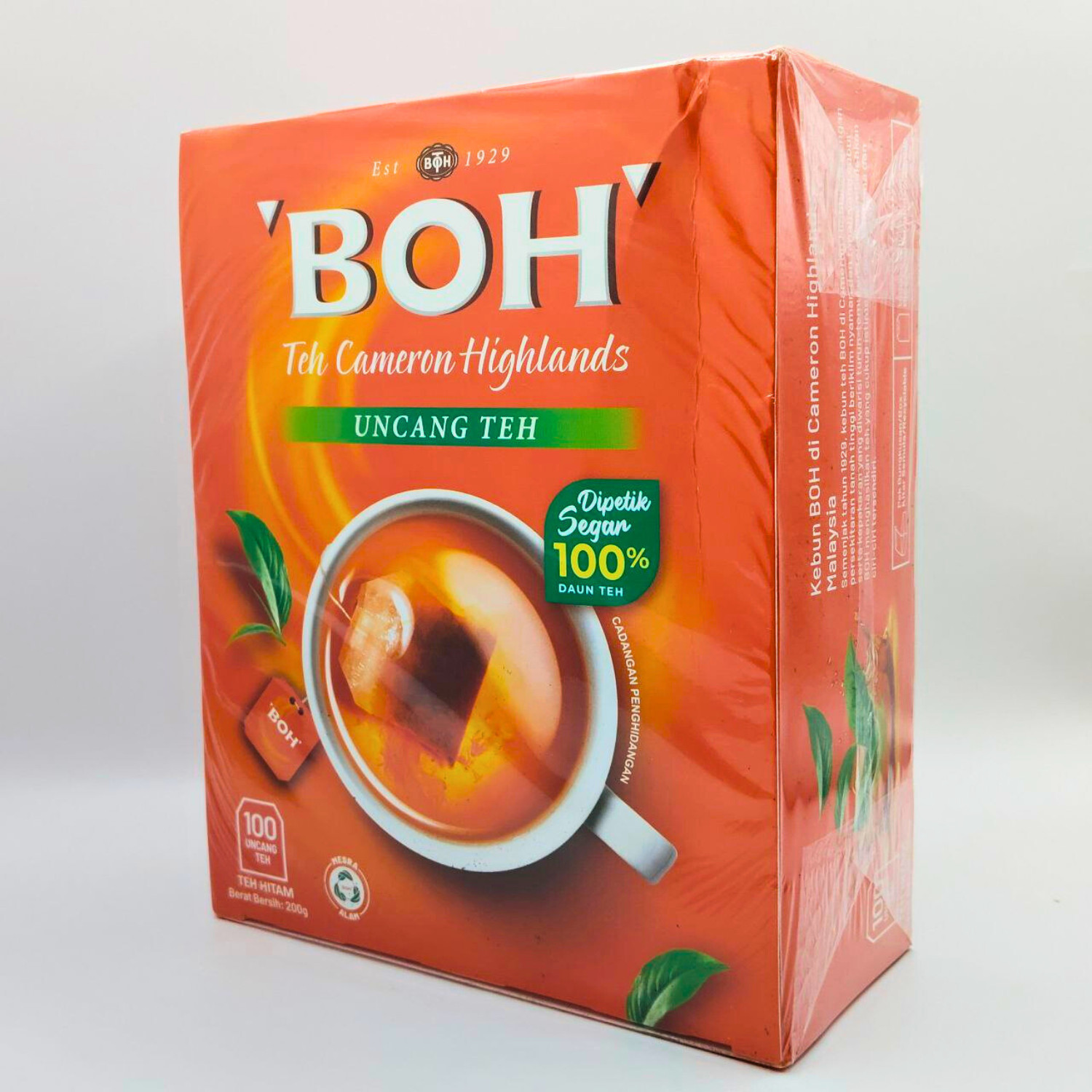 BOH Tea Sachet Tea Cameron Highlands (100pcs) 200g Free Shipping