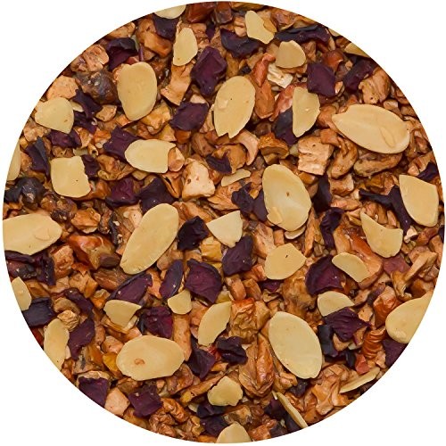 Nutty Almond Cream Cinnamon Herbal Tea Loose Leaf 25 Cups Tea Pouch