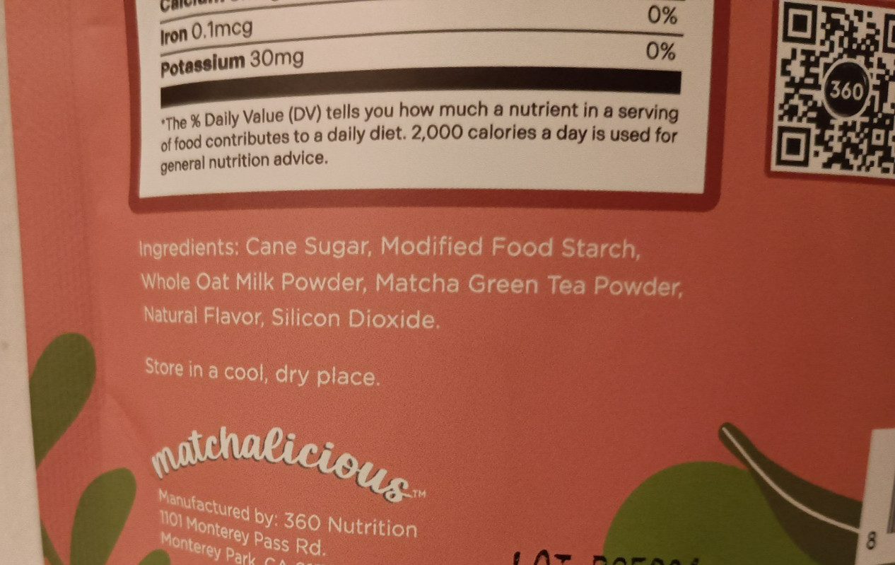 Matchalicious™ Premium Japanese Gingerbread Matcha Latte w/ Whole Oat Milk