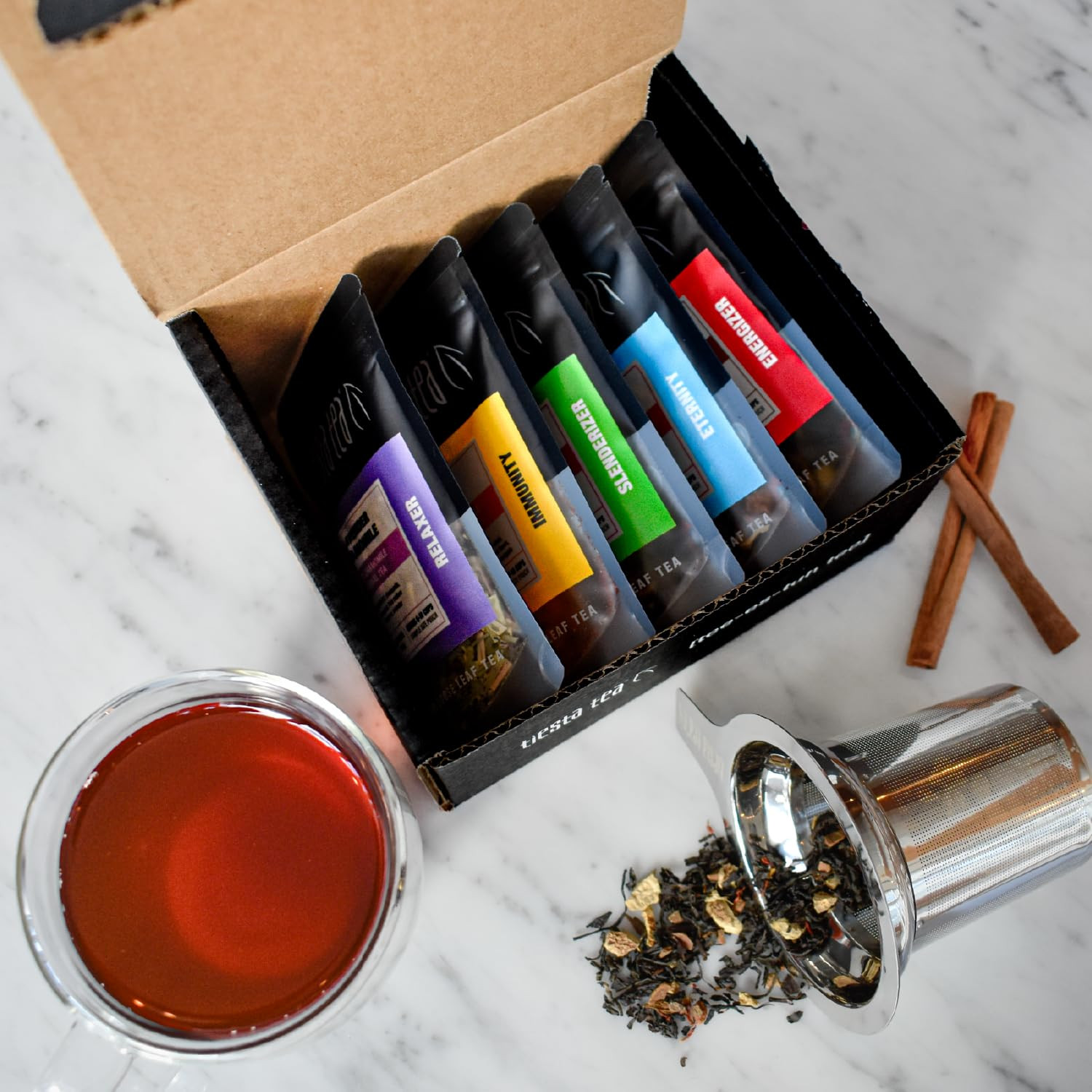 Thank You Variety Pack – 3 Loose Leaf Tea Kits, 150 Cups