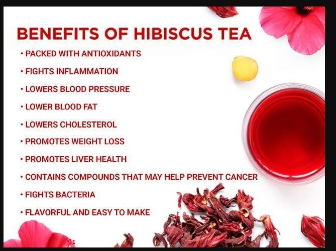 ORGANIC Premium Real Dried Cut Hibiscus Flowers Tea; African 1 LB