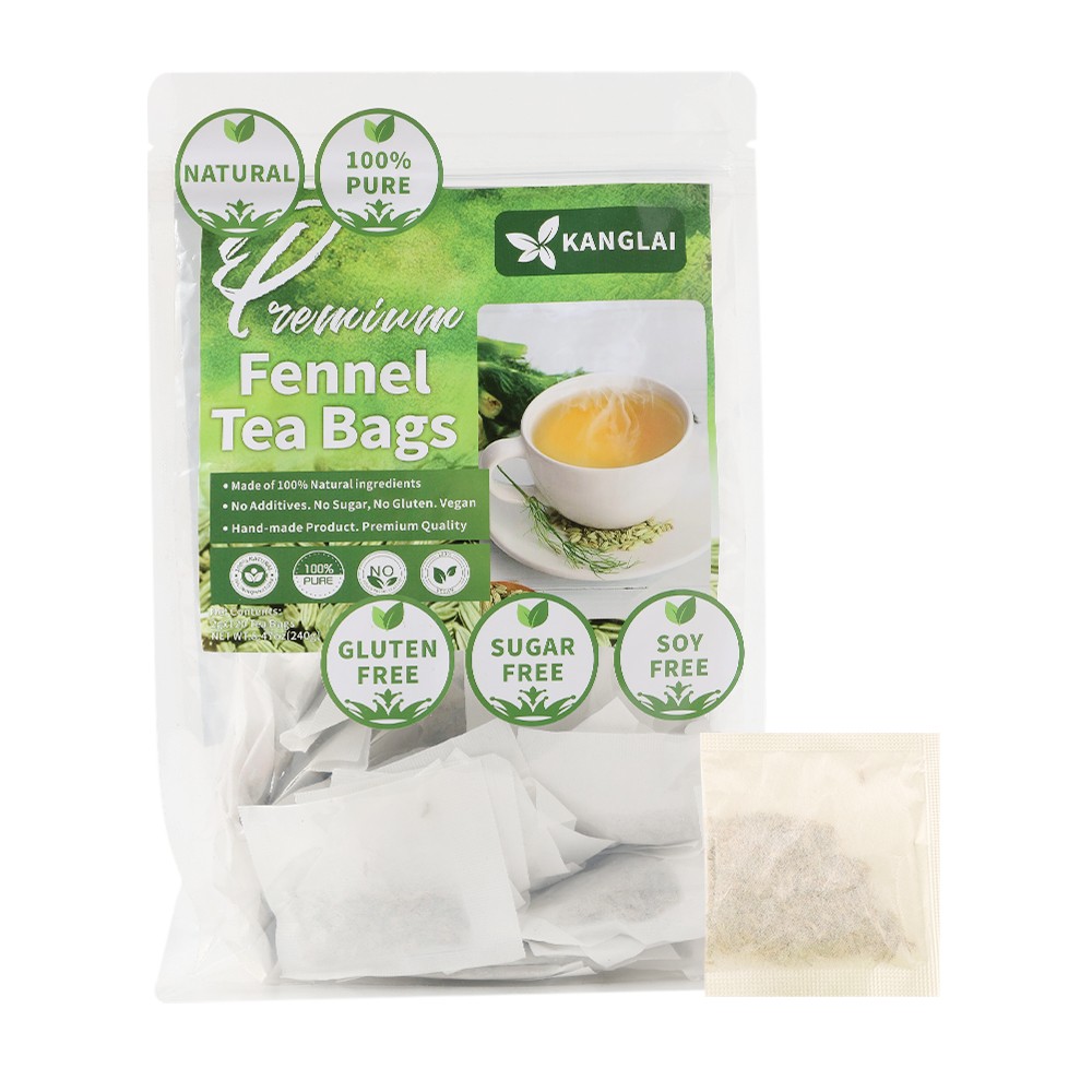 Premium Fennel Tea Bags, 120 Tea Bags. Made with natural whole fennel seeds