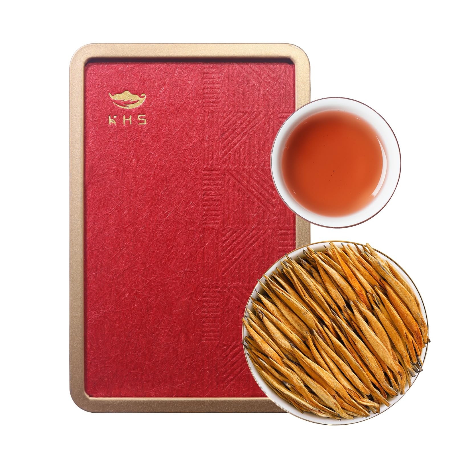 KHS Organic Black Tea Grade AAA Super , 3.17 OZ Chinese Yunnan Tea Loose Leaf