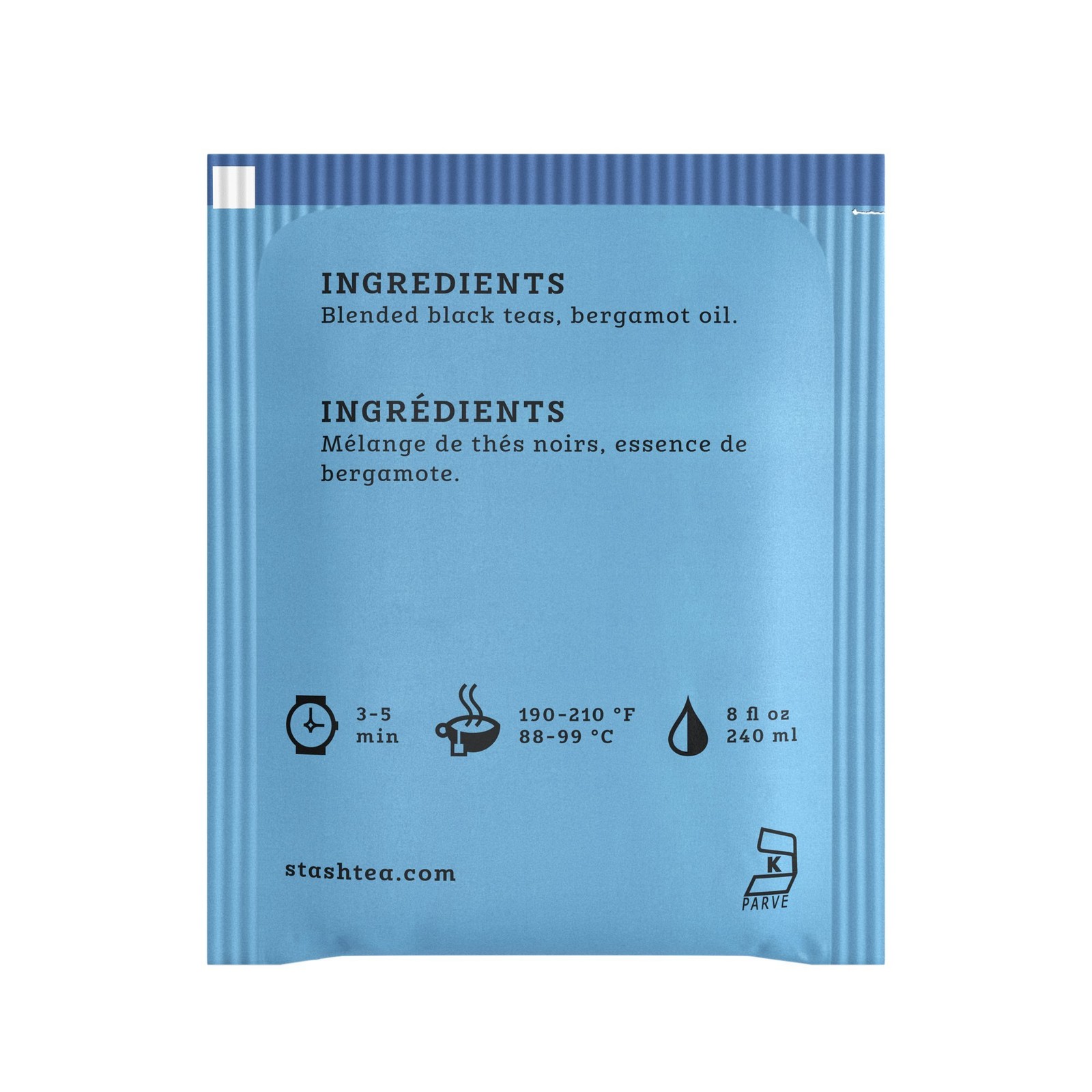 Te Doble Bergamota Te Negro Earl Grey, Caja De 100 Bolsitas De Te
