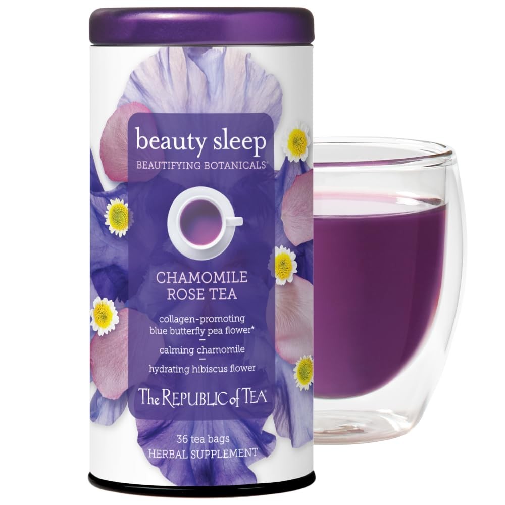 The Republic of Tea – Beautifying Botanicals® 36 Count (Pack 1), Purple