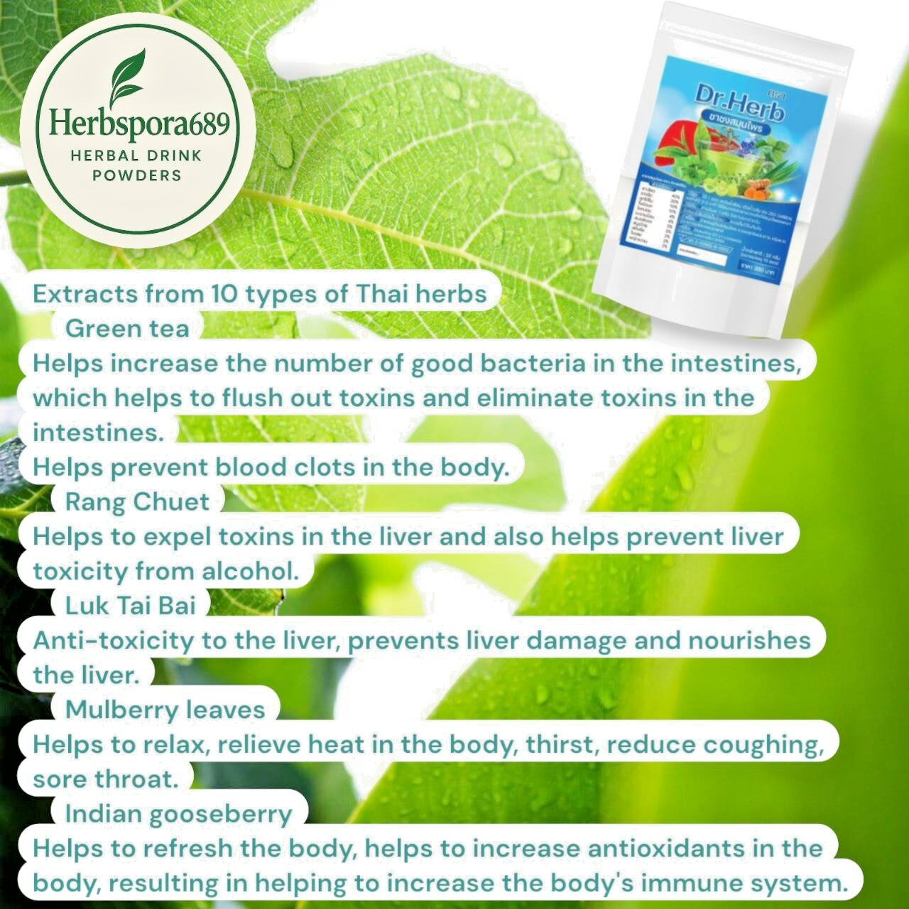 Herbal Tea Stop Drinking Alcohol Reduce Craving Detox Liver Care Natural 3 pack.