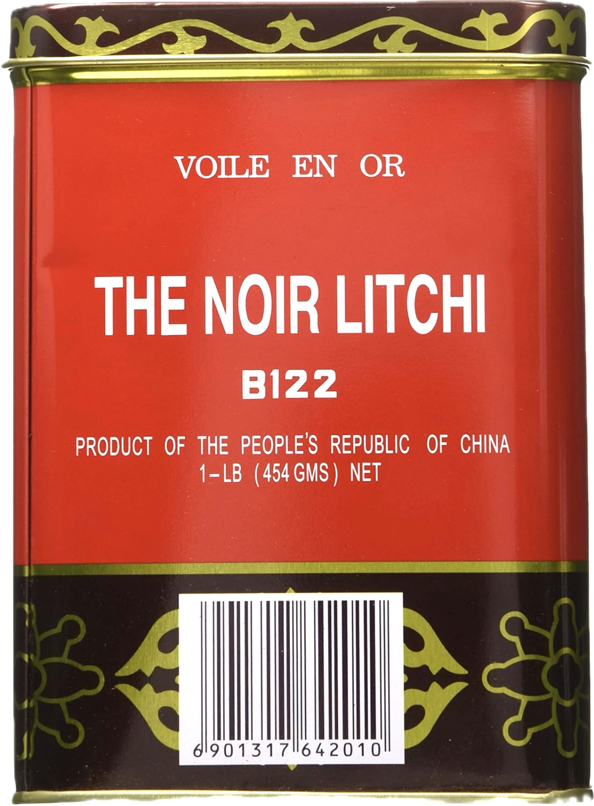 16oz Golden Sail Brand China Lichee Lychee Black Tea – Loose Leaf in Tin