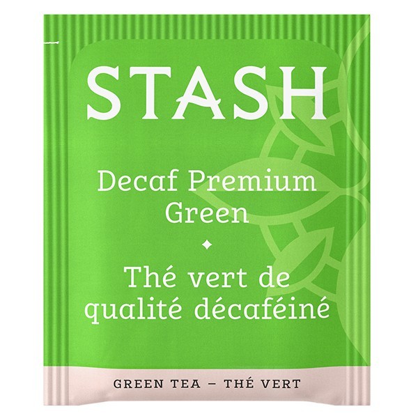 DECAF GREEN TEA 30 Bags (Not 20) Non-GMO Kosher STASH