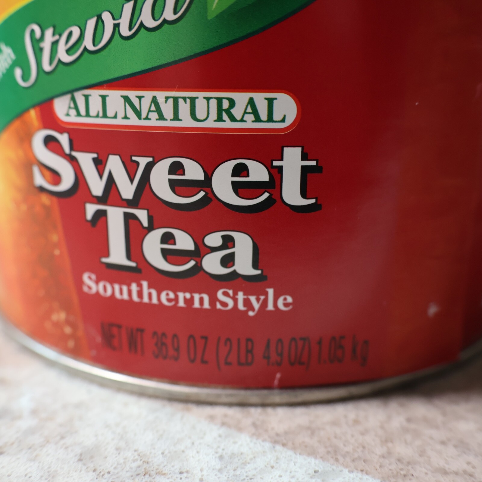 4C Drink Mix, Iced Tea, 36.9 Oz, All Natural Sweet Tea 1 Count – 28 quarts