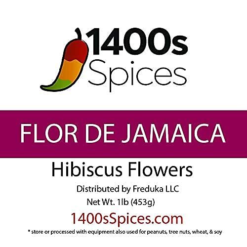 1lb Dried Hibiscus Flowers perfect for Tea and Mexican Agua Fresca Flor de Ja…