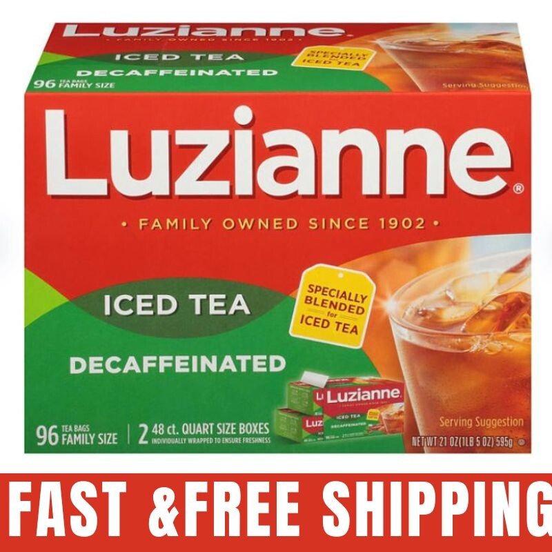 Luzianne Decaffeinated Tea 96 ct. Fresh Stock