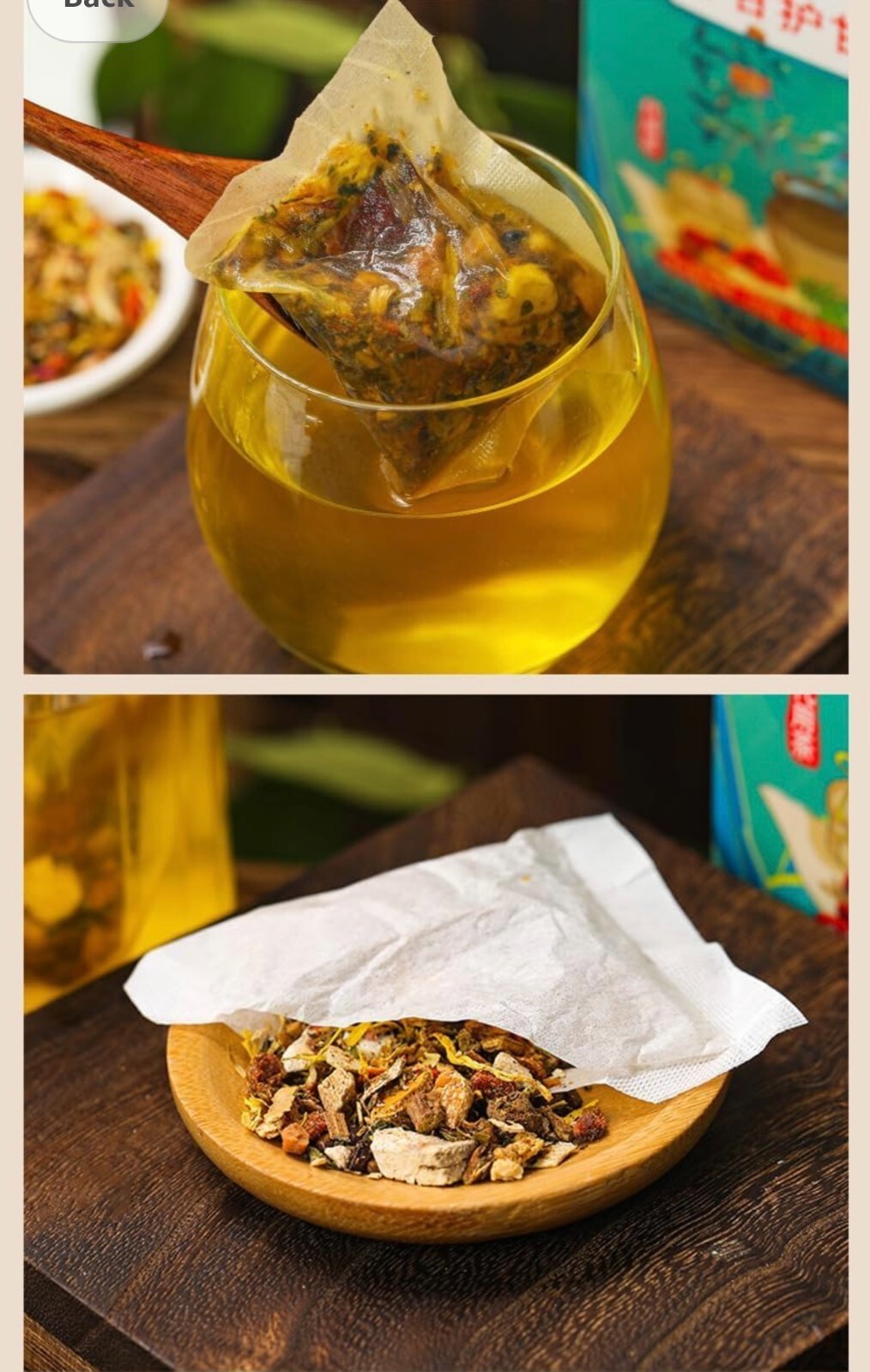 Chrysanthemum Cassia Seed Tea Bags, Chinese Eye Liver Tea, Burdock Root Wolf-ber