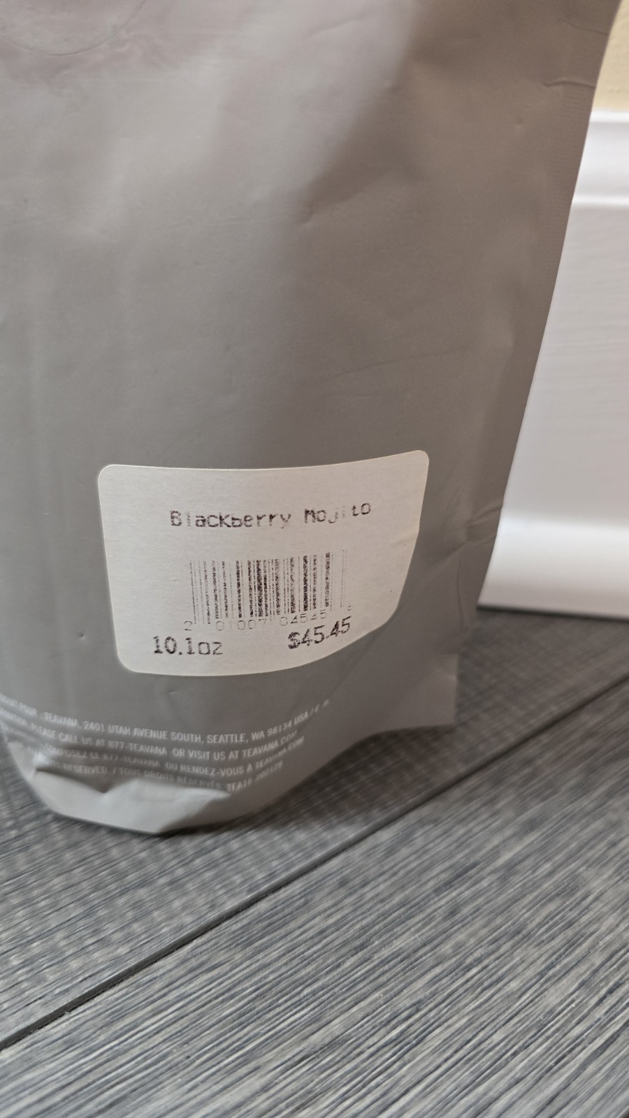 NEW- TEAVANA BLACKBERRY MOJITO 8 OZ SEALED TEA BAG /SUMMER VIBES