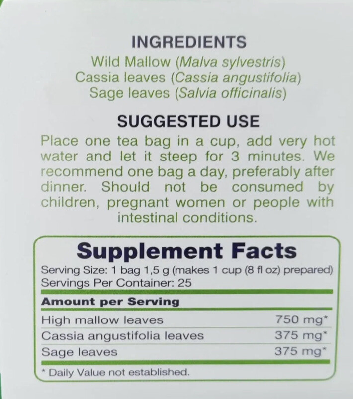 Bio3 Weight Control Tea,Slimming Slim Body,Weight Control Detox,1 Pack, 25 bags