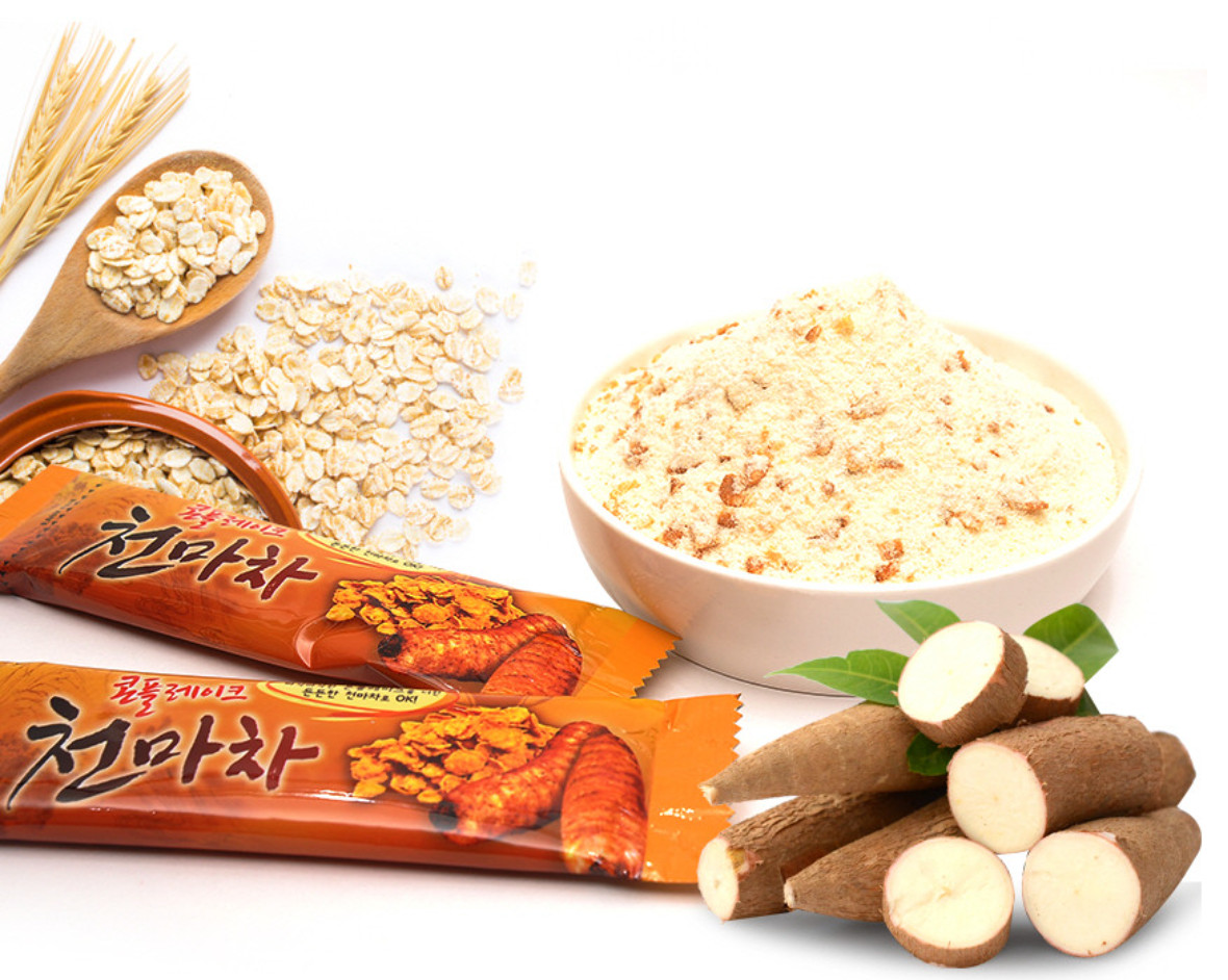 DONGIL Corn Flake Cheonma Tea 80 Sticks Korean Yam Gastrodia Elata Meal Drink