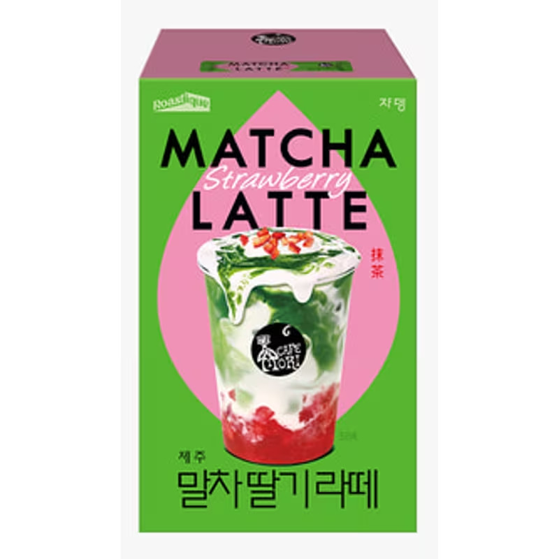 Korean Barista Style Flavored Matcha Latte [ STRAWBERRY FLAVOR ]