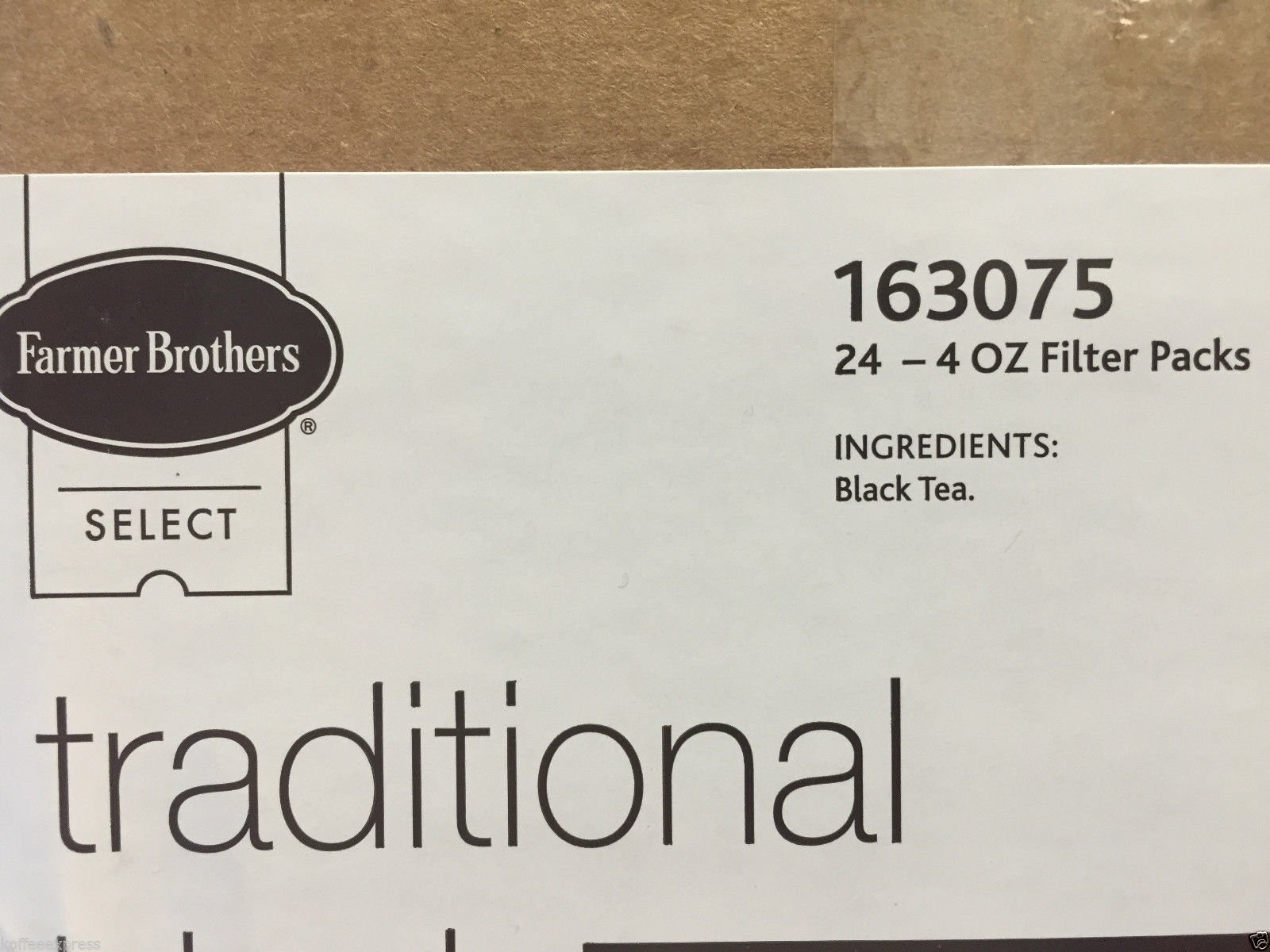 Farmer Brothers Black Iced Tea Unsweetened 24 Count 4oz Filter Pouches