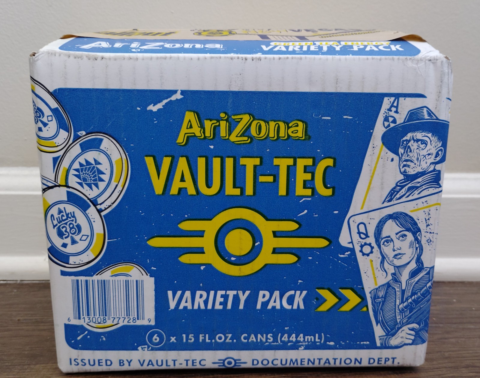 Arizona x Fallout Green Tea Energy Drink 6pk 15 Fl Oz Each Vault-Tec 6 Flavors