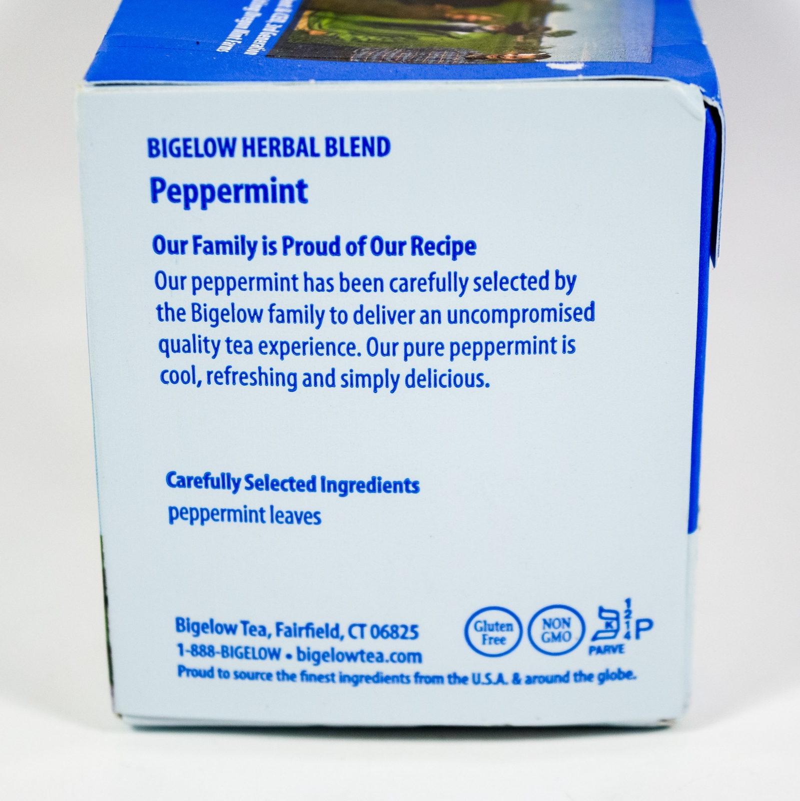 40 Tea Bag Pouch by Bigelow PEPPERMINT Herbal Tea Non GMO 1.82oz Kosher 03/2027