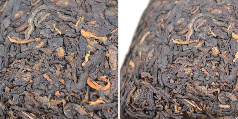 2012 Xiaguan Tea FT Bao Yan Jin Cha Pu-erh Tea Mushroom Tuocha Tea 250g Ripe