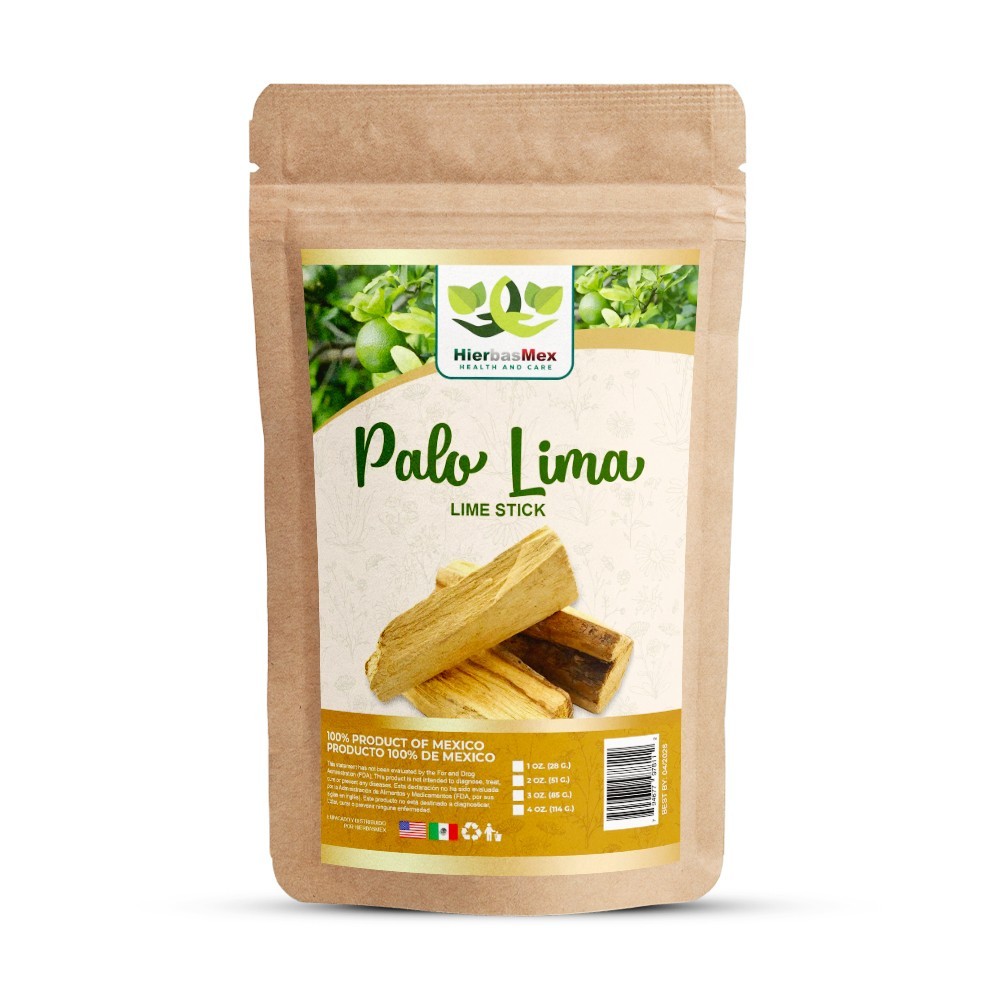 Palo Lima Te Herbal 4 Oz., Lime Stick Herbal Tea 4 oz.-113g HierbasMex