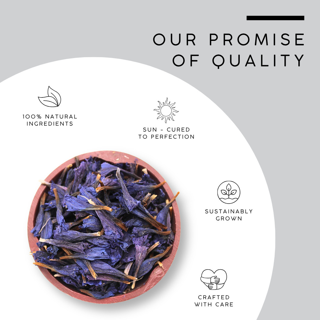 AWAFI MILL Blue Cornflower Petals (Food-Grade) | Centaurea cyanus