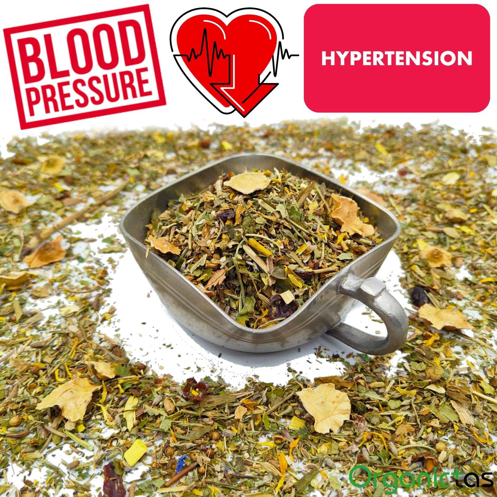 Organic Tea for High Blood Pressure – 24 Herbs Blend to lower BP naturally 100g