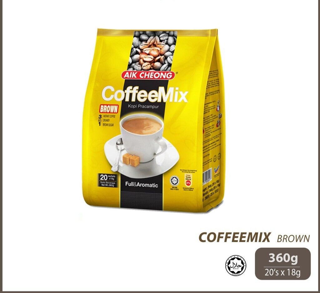 (4x Packs MIX) AIK CHEONG Instant Series (Regular / One + One / Rich / Brown)