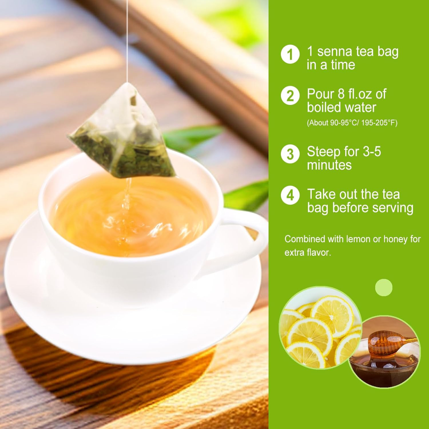 – Senna Tea, 50 Teabags, 1.5G/Bag – Naturally Senna Leaf Tea for Constipation…
