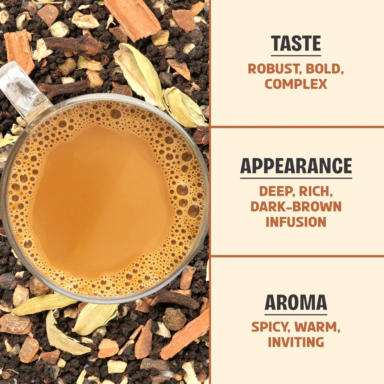 Masala Chai Tea Loose Leaf CTC TEA 50+ Cups 3.53oz/100g Strong Robust & Arom…