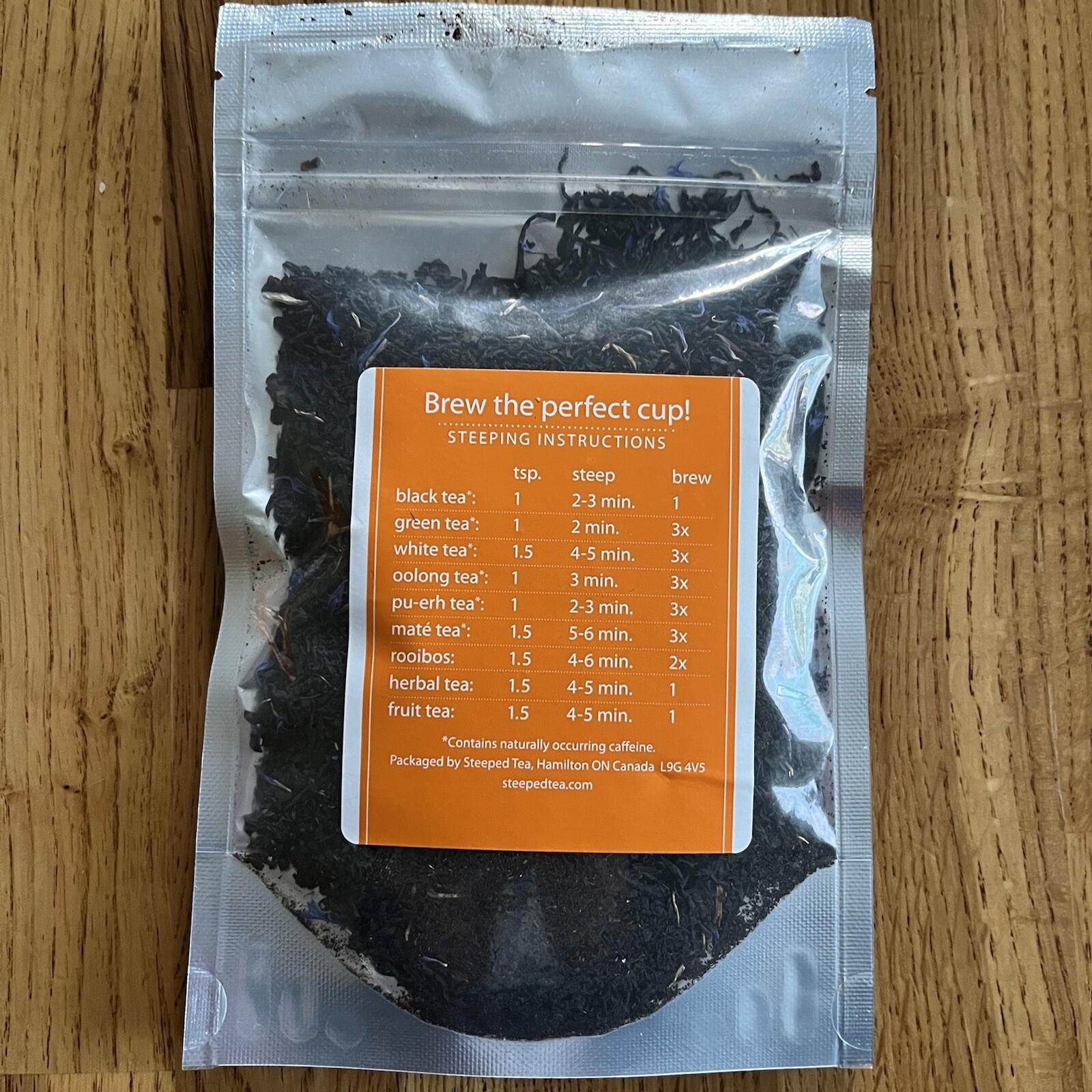 Steeped Tea – Loose Rooibos Tea Black Herbal Pina Colada Earl Grey New 1.76oz