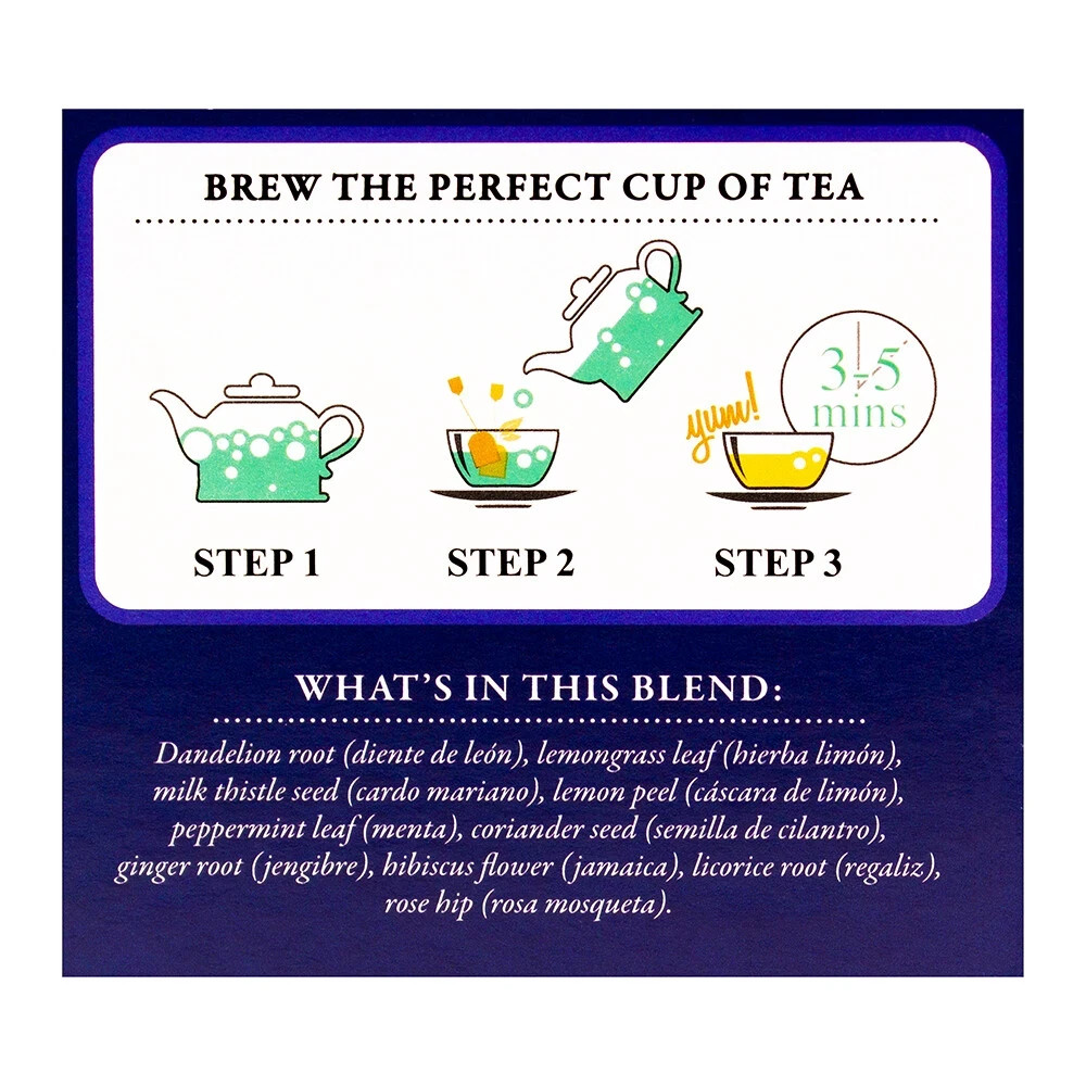 30 PACK – TADIN DETOX WITH DANDELION ROOT TEA WITH 24 BAGS