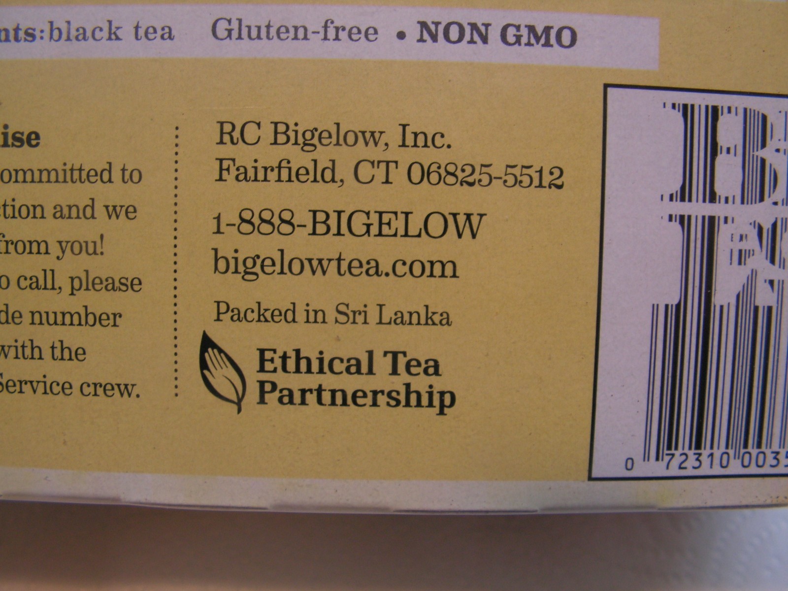 Bigelow Premium Ceylon Tea Bags – 100/Box. Individually Wrapped BEST By 08/2028