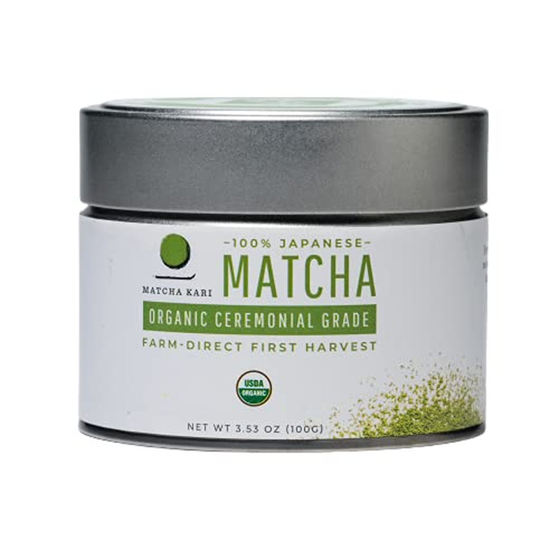 Sticks + 100G Organic Ceremonial Grade Matcha Bundle