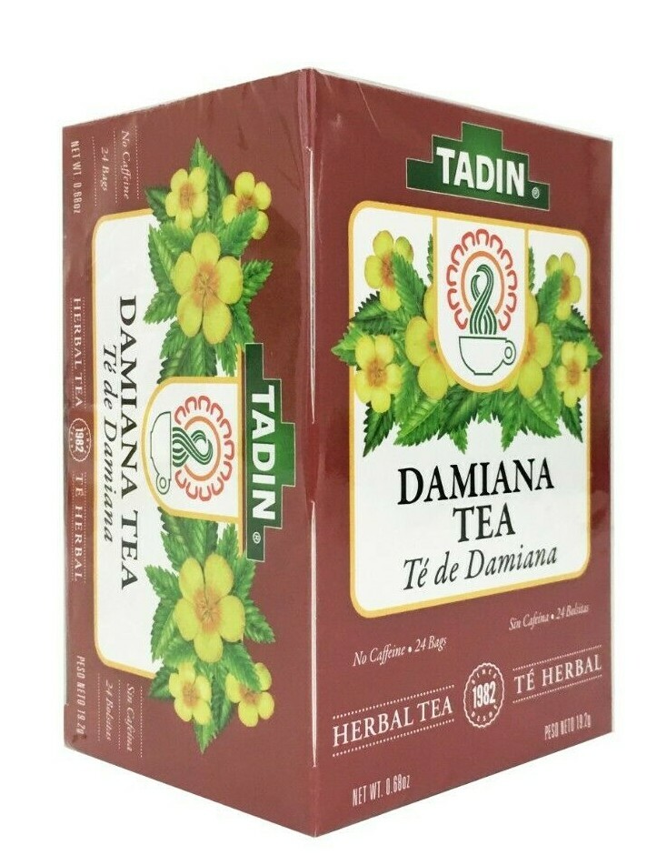 TADIN DAMIANA TEA 24 bags, 1 box Exp 2/ 2026