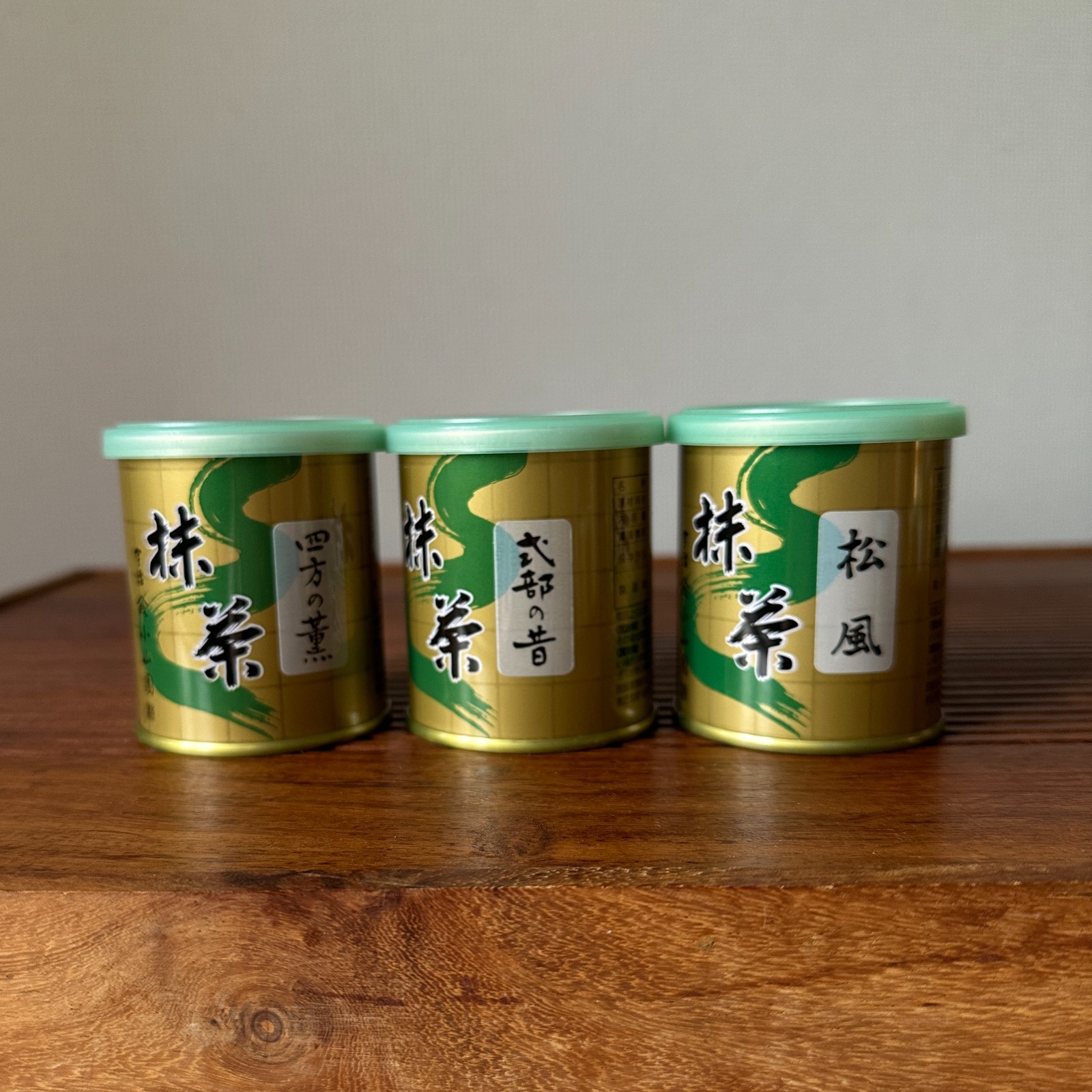 Yamamasa Koyamaen Matcha Powder 3 Tin Set Uji Yomo No Kaori Japanese Green Tea