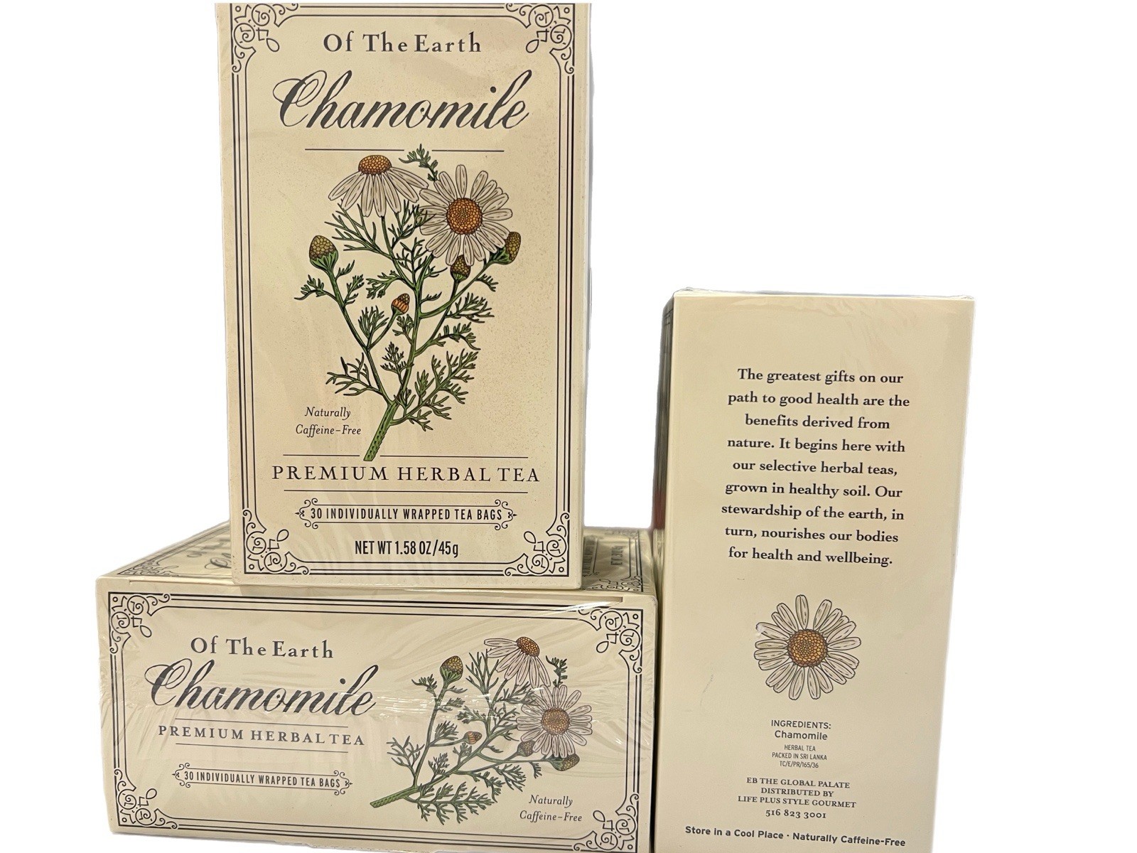 Of The Earth Chamomile Tea X3-30Bags Each