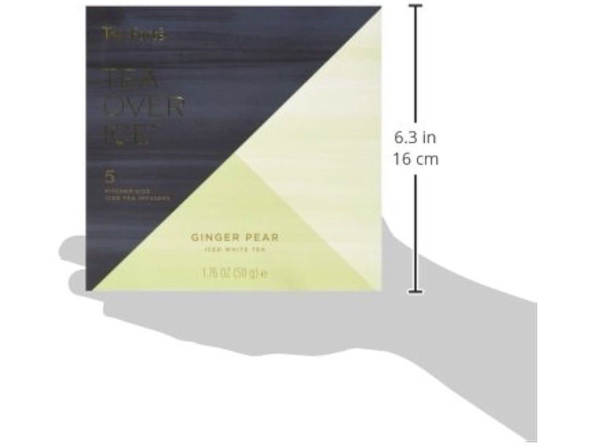 Tea Forte Tea Over Ice White Ginger Pear Premium Organic Caffeinated，exp03/2027